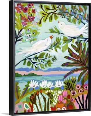 Birds in the Garden I