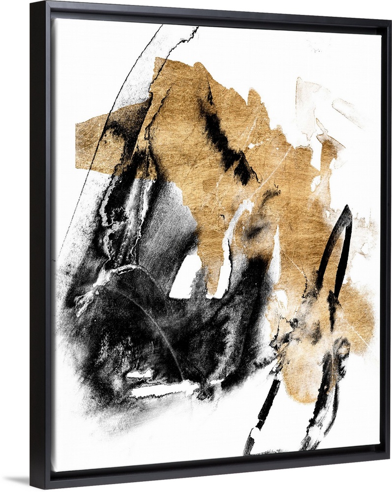 Black and Gold Splash IV