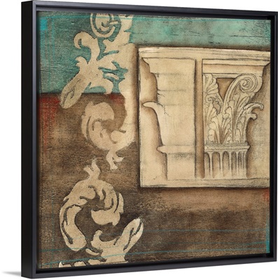 Damask Tapestry with Capital II