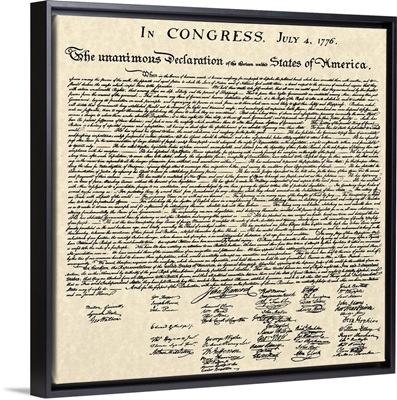 Declaration of Independence Document