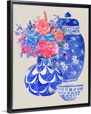 Delft Blue Vases I