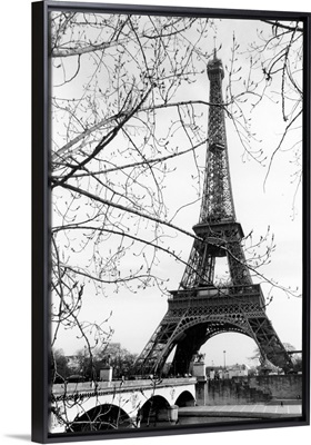 Eiffel Tower Along The Seine River