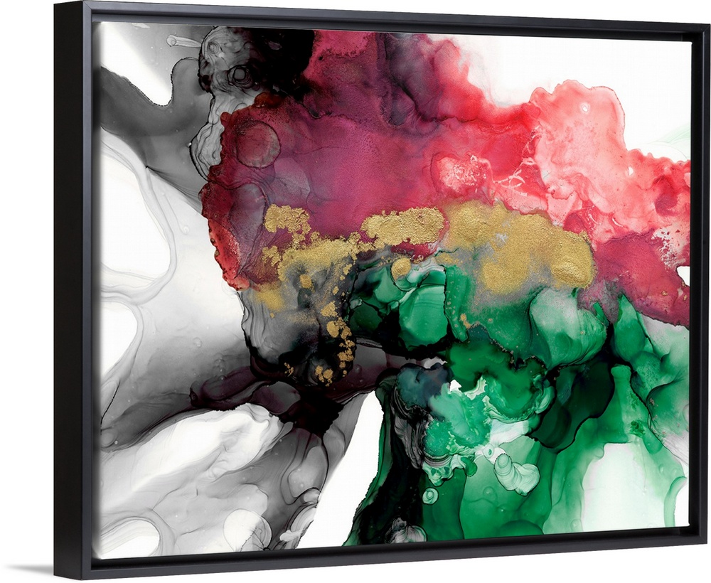 Emerald & Coral Expression I