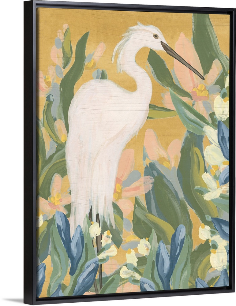 Floral Egret II