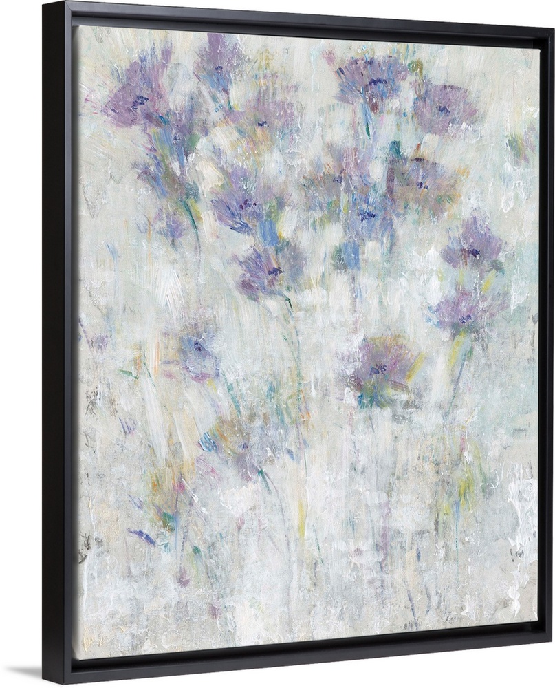 Lavender Floral Fresco I