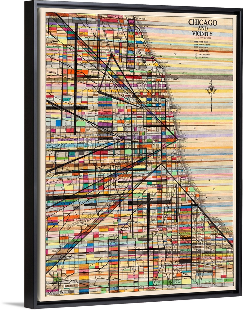 Modern Map of Chicago