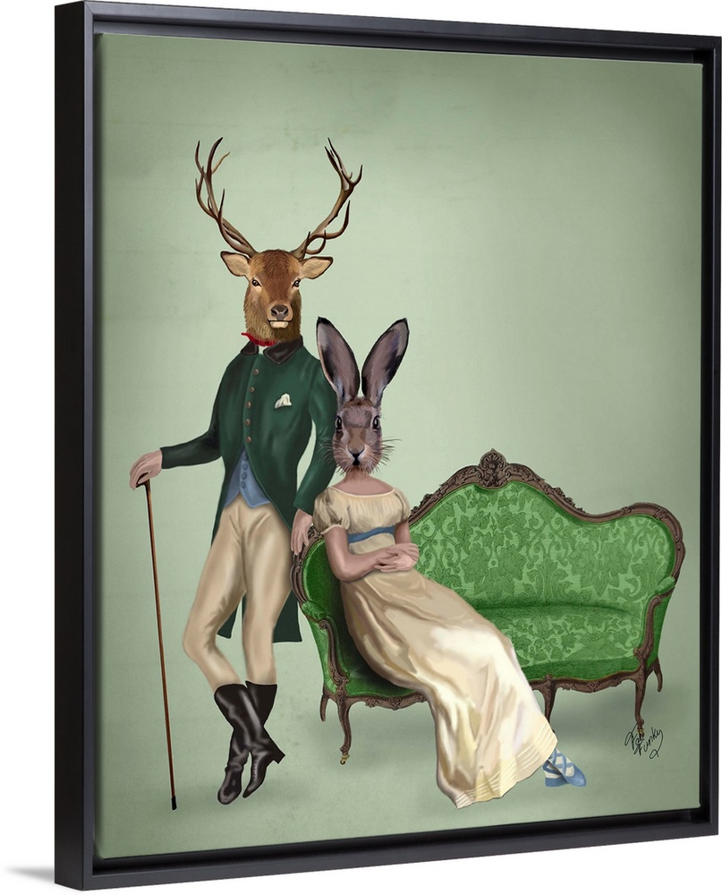 Mr Deer and Mrs Rabbit
