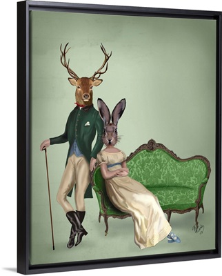 Mr Deer and Mrs Rabbit