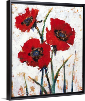 Red Poppy Fresco I