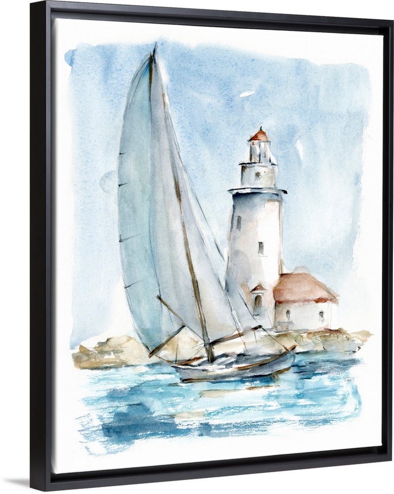 Sailing Into The Harbor I