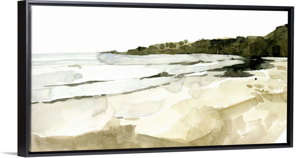 Simple Watercolor Coast I