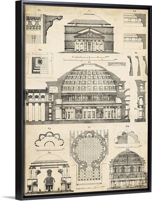 Vintage Architect's Plan III