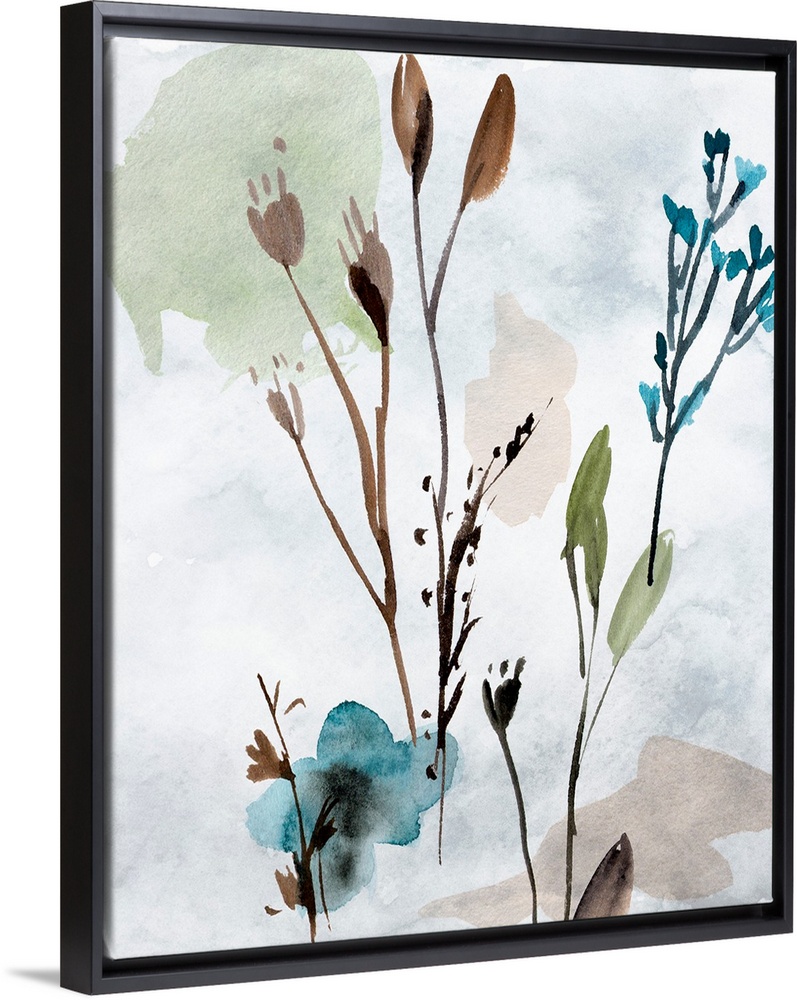 Watercolor Wildflowers I