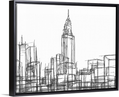 Wire Frame Cityscape II