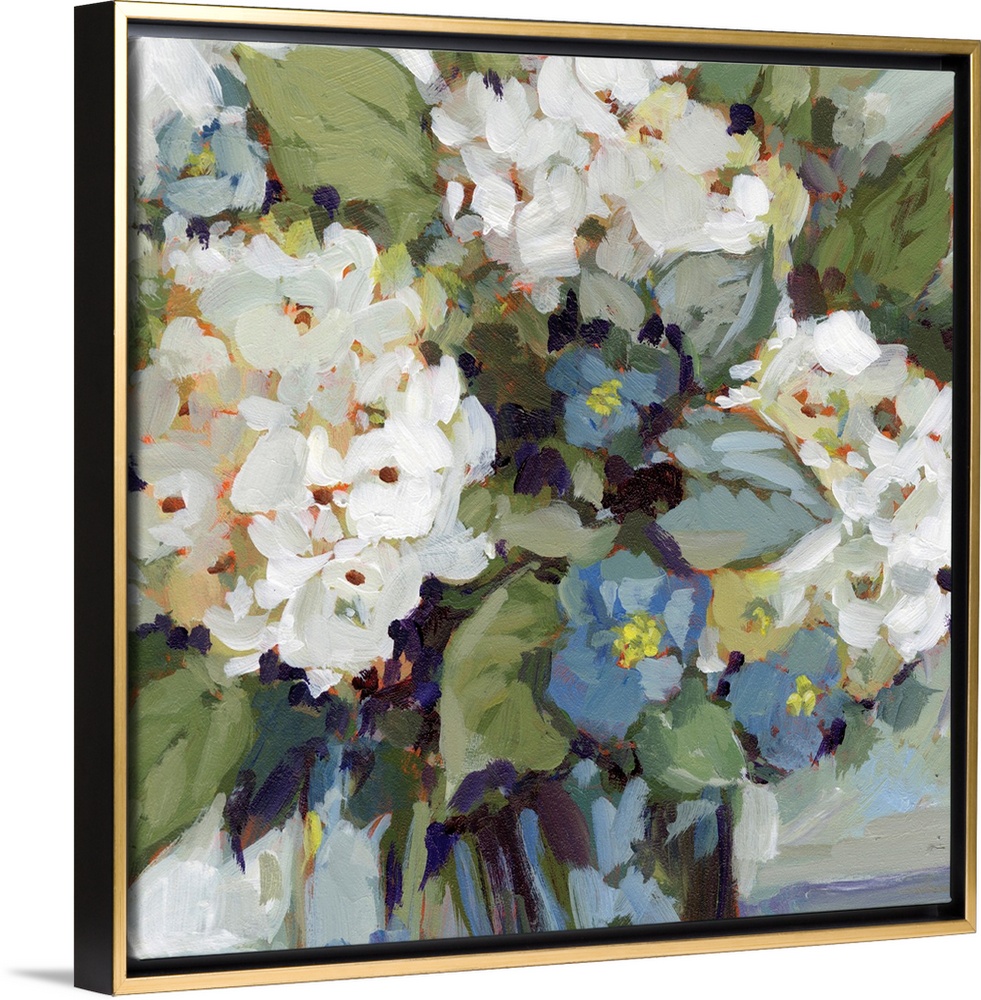 Splashy and loosely rendered still life makes a bold decor statementclassic yet contemporary!