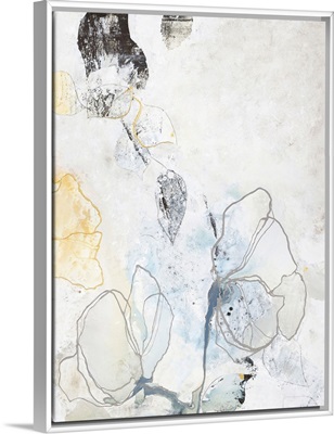 Nowhere Land 1 printed as a Stretched Canvas, White Floating Frame