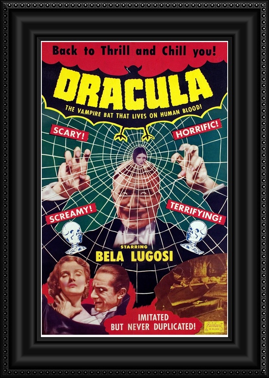 Canvas Helen Chandler and Bela Lugosi in Dracula Art print POSTER 