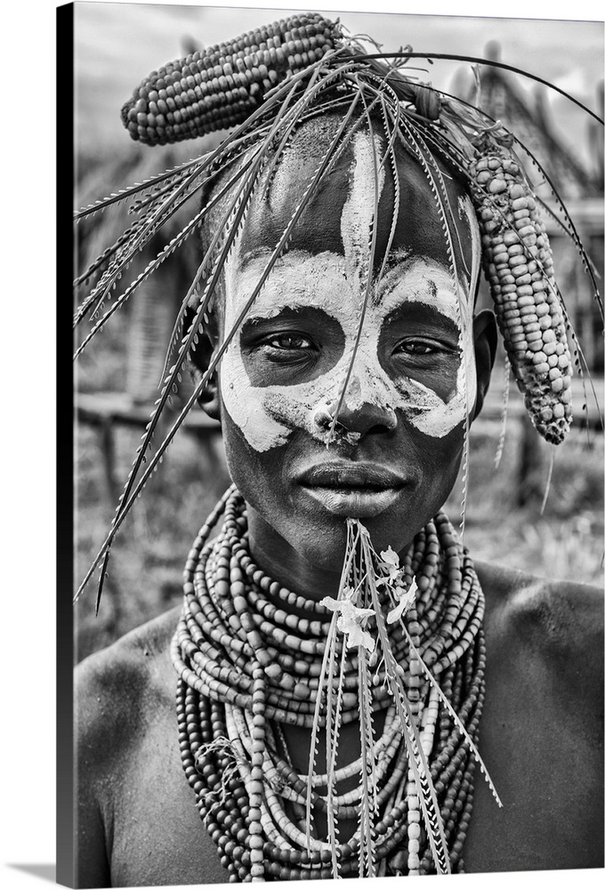 A Woman Of The Karo Tribe (Omo Valley-Ethiopia)