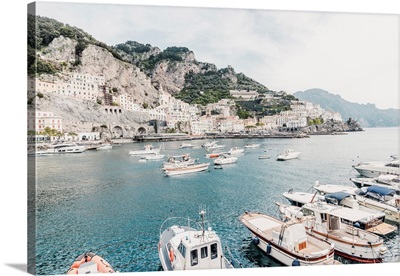 Amalfi Coast With Boats 2