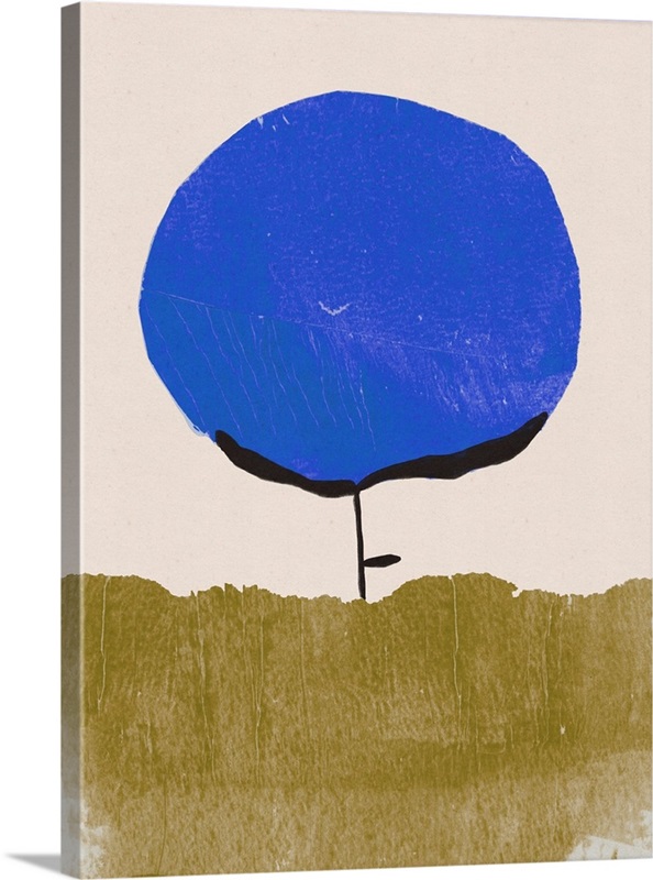 Blue Flower Wall Art, Canvas Prints, Framed Prints, Wall Peels Great