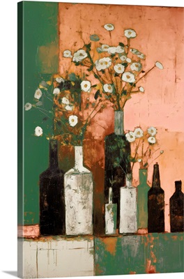 Bottles And Flowers