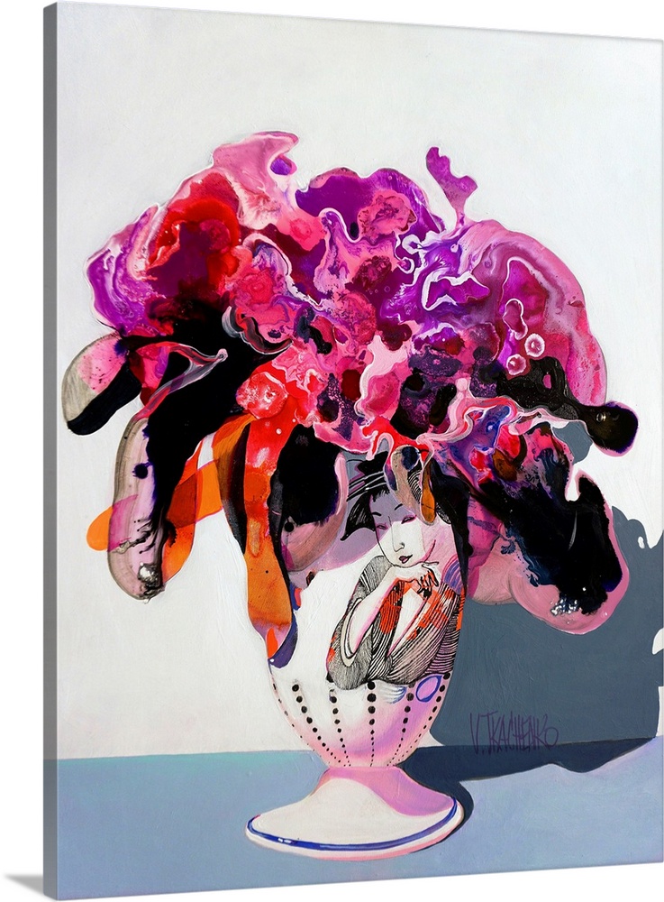 Bouquet Of Flowers In A Vase