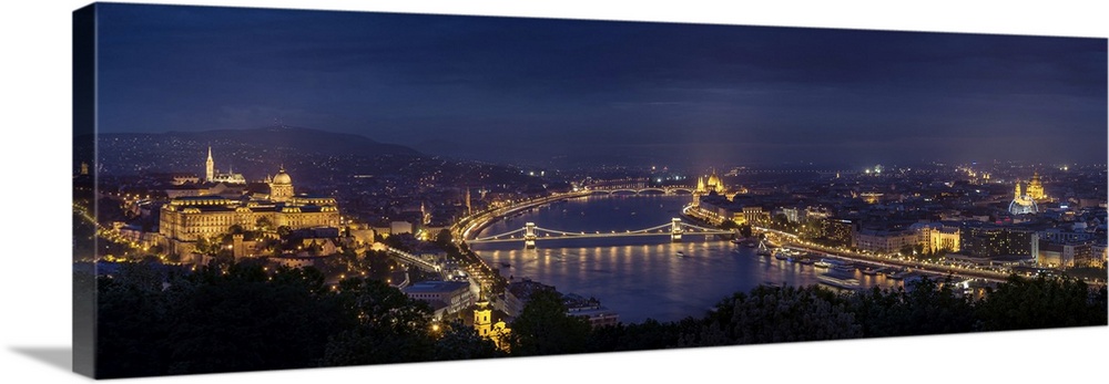 The amazing view you get of Budapest from the Gellert Hill!