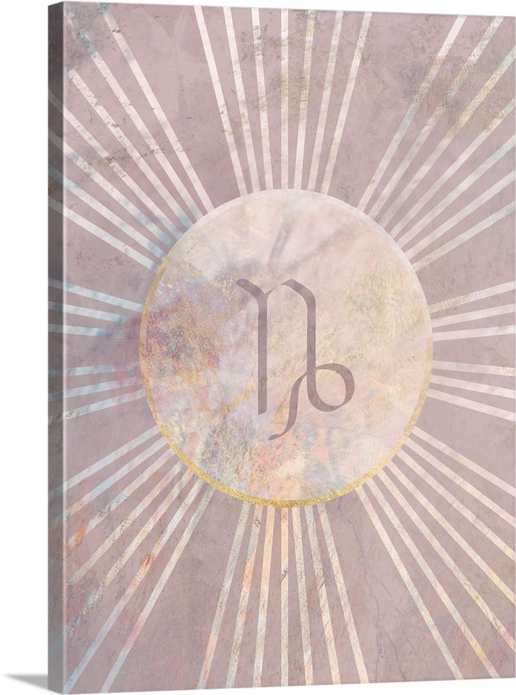 Capricorn Boho Star Sign Sun