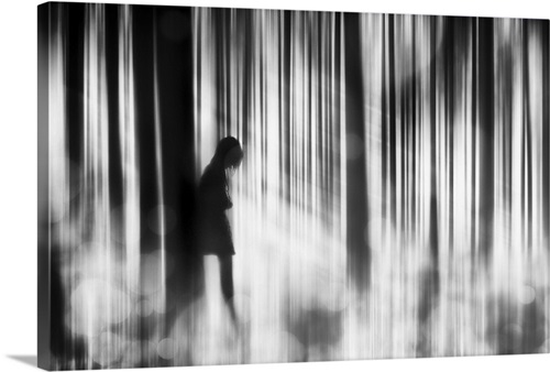 Caught In The Sorrow Solid-Faced Canvas Print