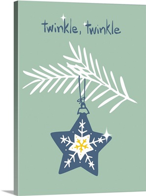 Cheerful Twinkle Christmas Star Mint