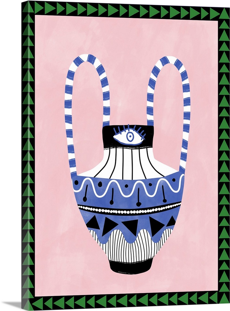 Colorful Geometric Vase