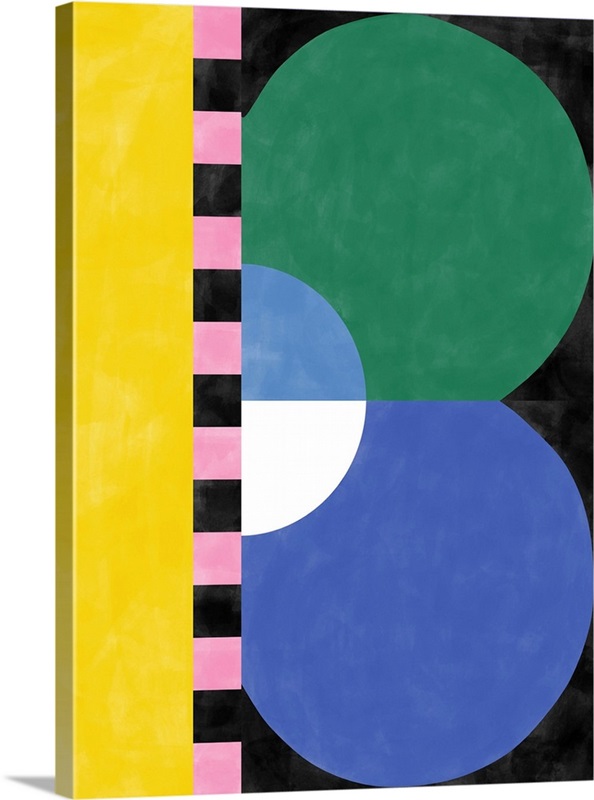 Colorful Geometry Block And Shapes | Great Big Canvas