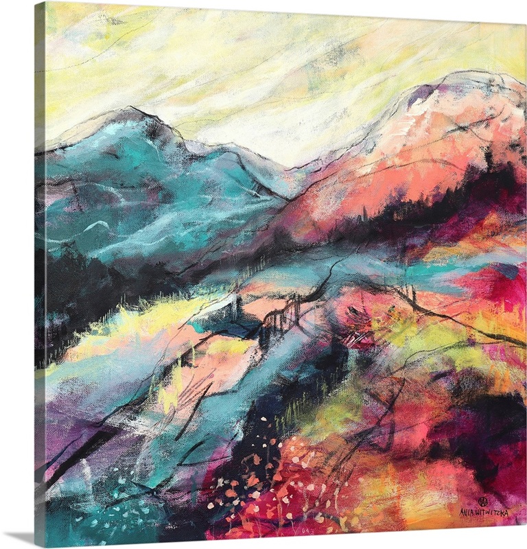 Coral Countryside | Great Big Canvas
