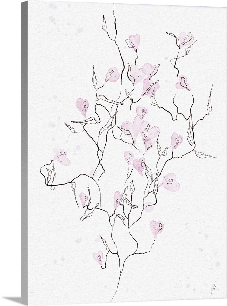 Delicate Pink Vines