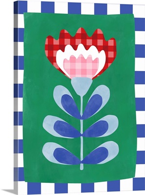 Floral Design With Bold Geometric Shapes