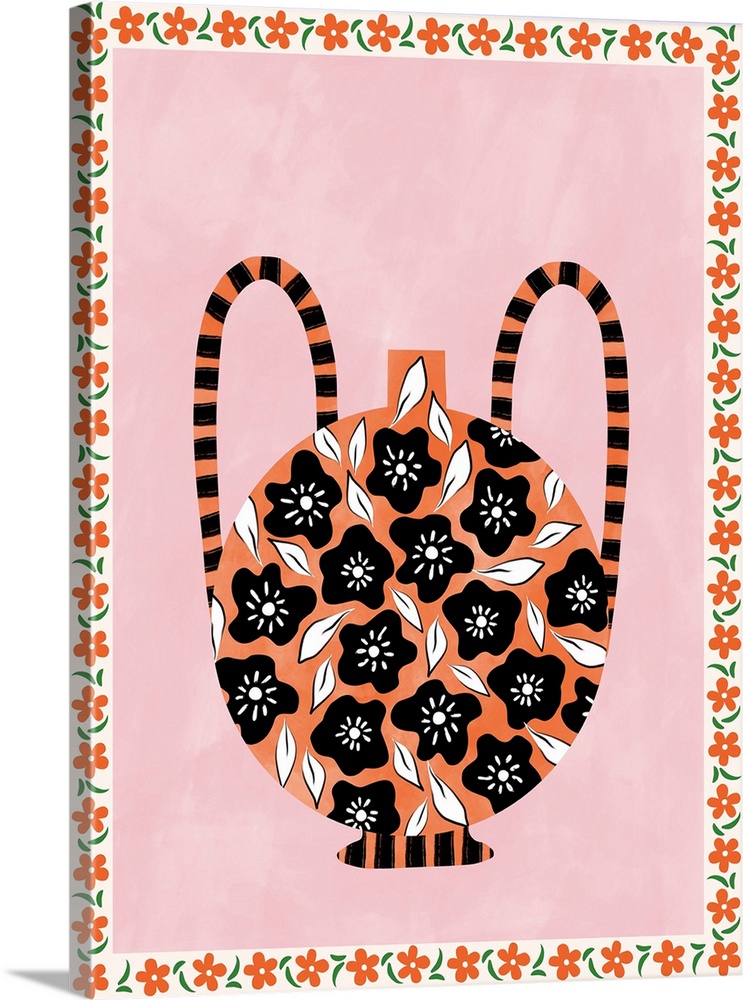 Floral Patterned Jug