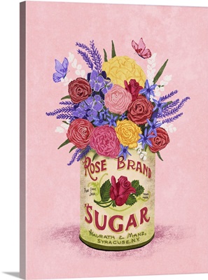 Flowers In A Vintage Can