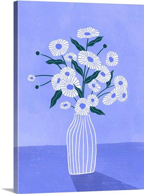 Flowers In Blue