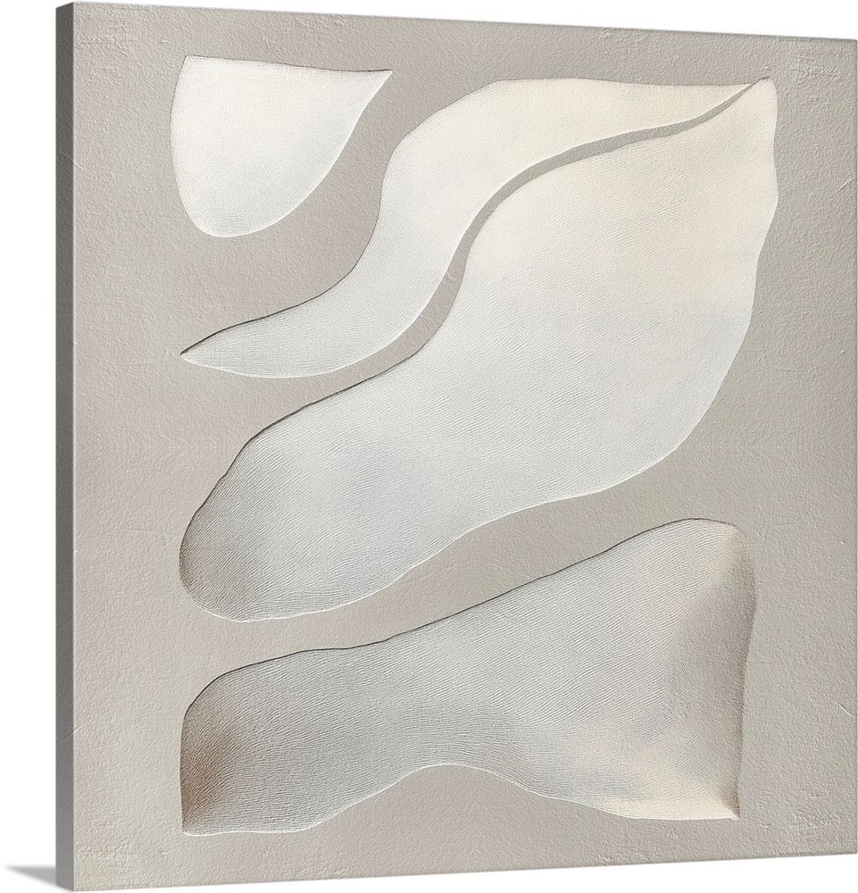 Flowing Shapes In Soft Neutral Tones
