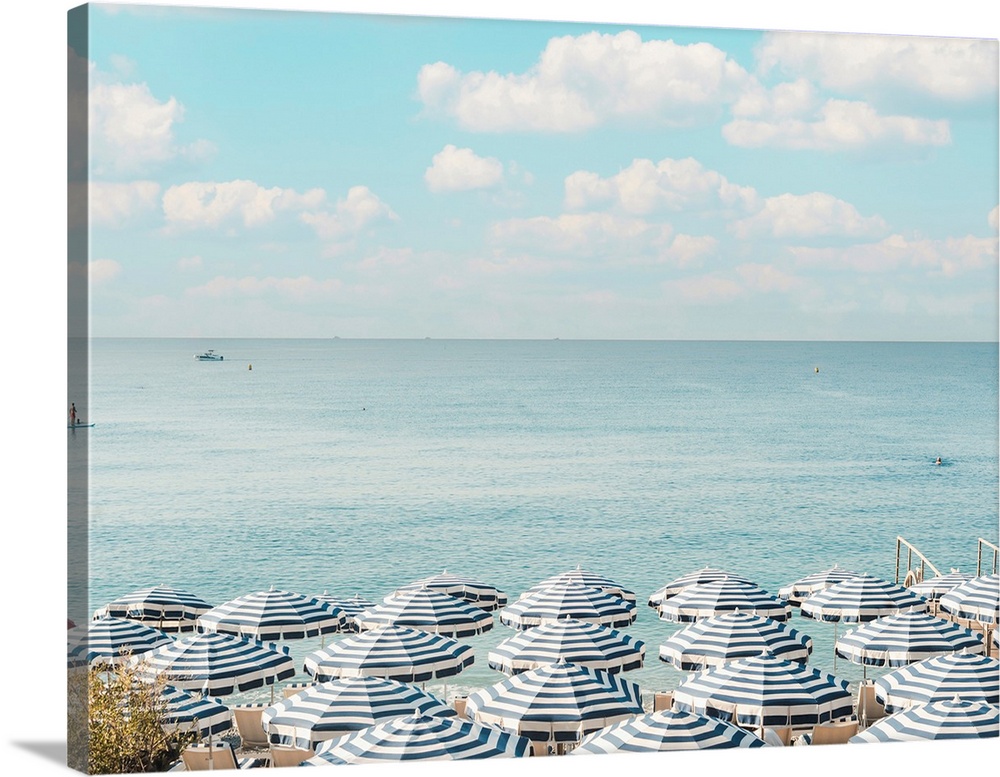 French Riviera Beach Umbrellas II