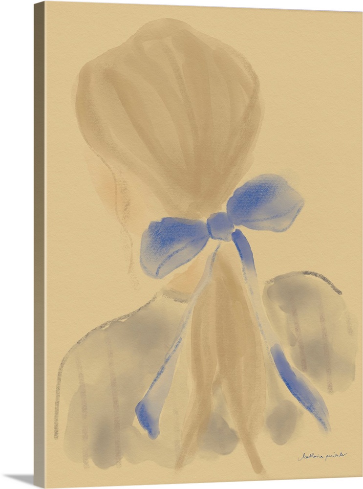 Girl With A Blue Hair Ribbon