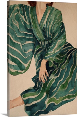 Green Kimono Flow