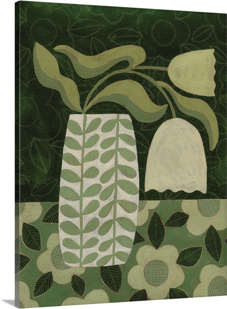 Green Tulip Still Life