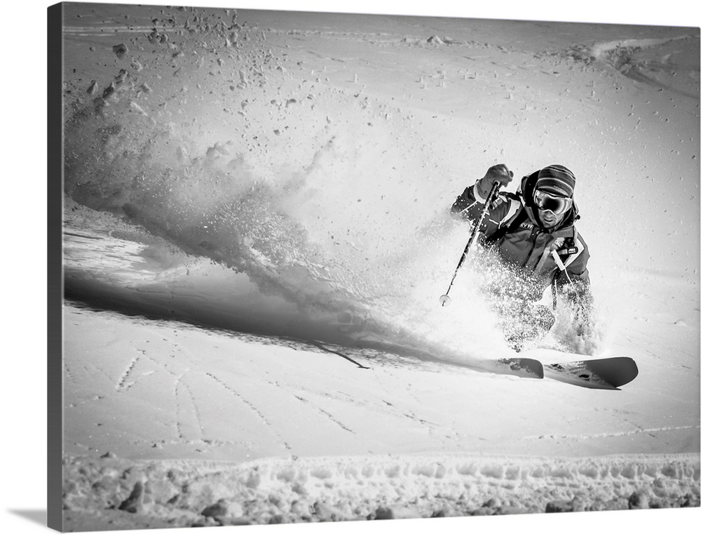 Henri Making A Powder Turn...