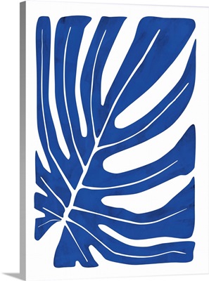 Indigo Leaf Silhouette