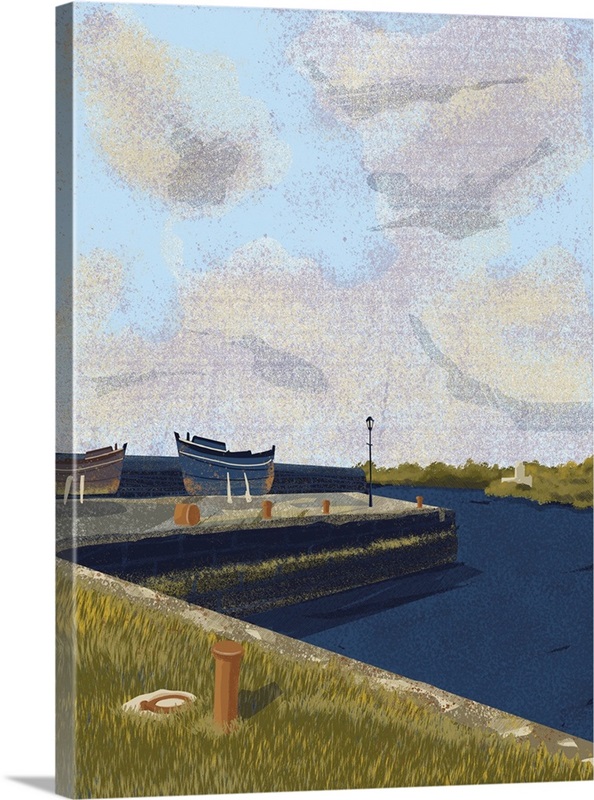 Kinvara Harbour, County Galway, Ireland Wall Art, Canvas Prints, Framed