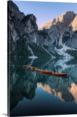 Lago Di Braies In The Light Of Beauty