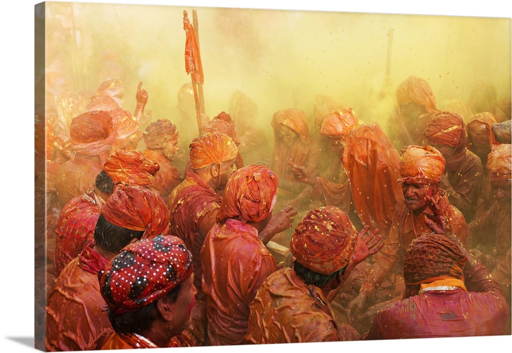 Lath mar Holi is a local celebration of the Hindu festival of Holi. It takes place well before the actual Holi in the town...