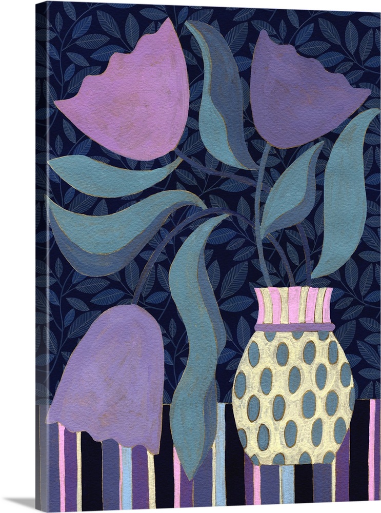 Lavender Tulip Still Life