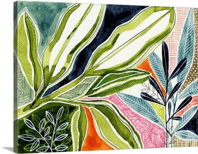 Layered Botanical Watercolour 1